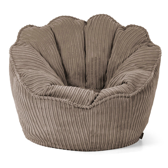 Zitzakstoel Natalia Sacco - Corduroy Beigegrijs 01