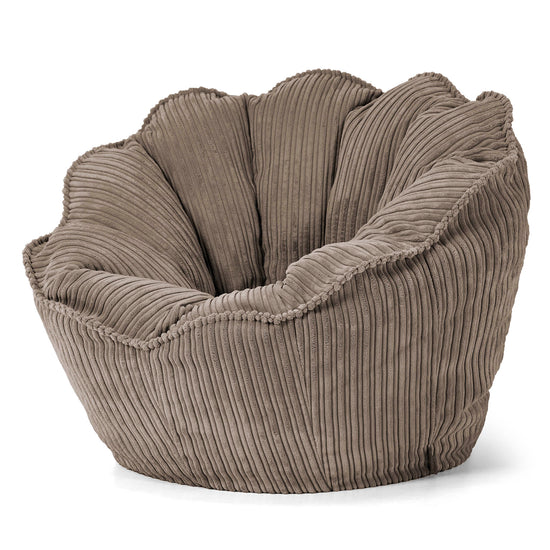 Zitzakstoel Natalia Sacco - Corduroy Beigegrijs 02