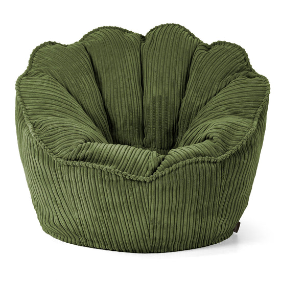 Zitzakstoel Natalia Sacco - Corduroy Bosgroen 01
