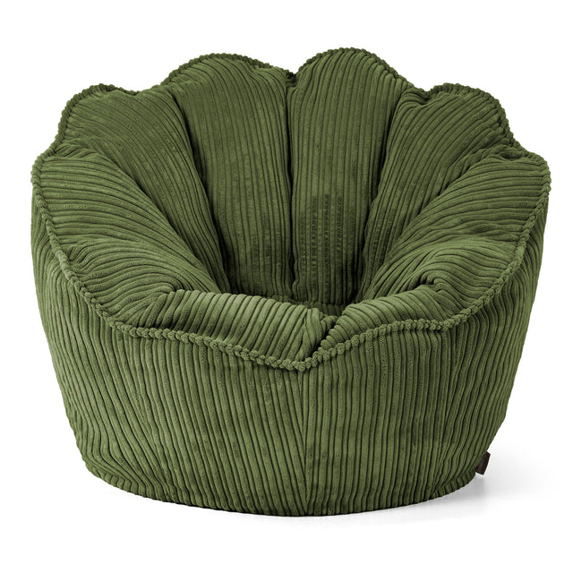 Zitzakstoel Natalia Sacco - Corduroy Bosgroen 01