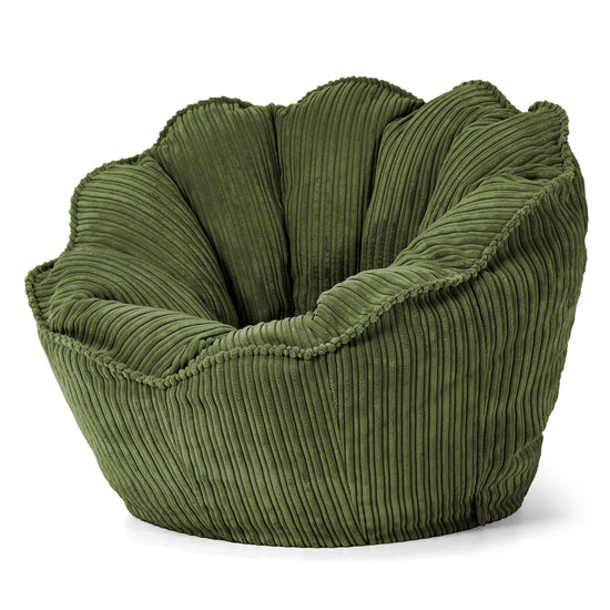 Zitzakstoel Natalia Sacco - Corduroy Bosgroen 02