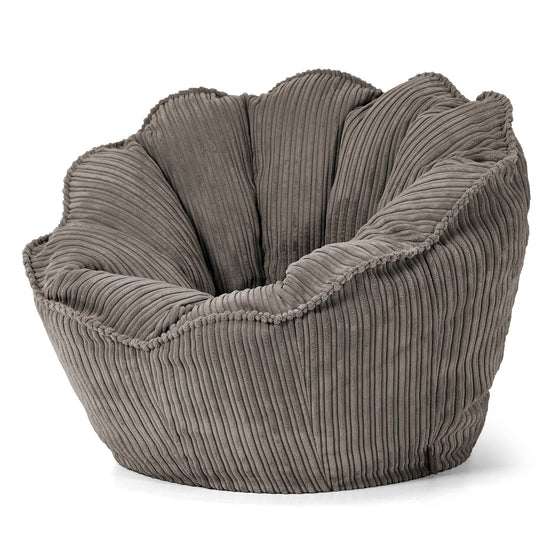 Zitzakstoel Natalia Sacco - Corduroy Graphite Grijs 02
