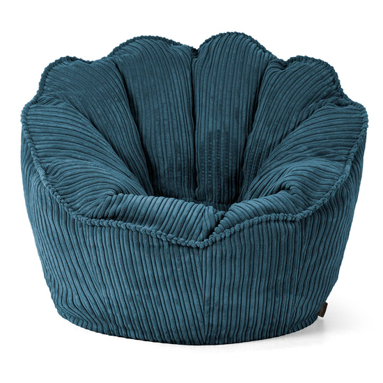 Zitzakstoel Natalia Sacco - Corduroy Marineblauw 01