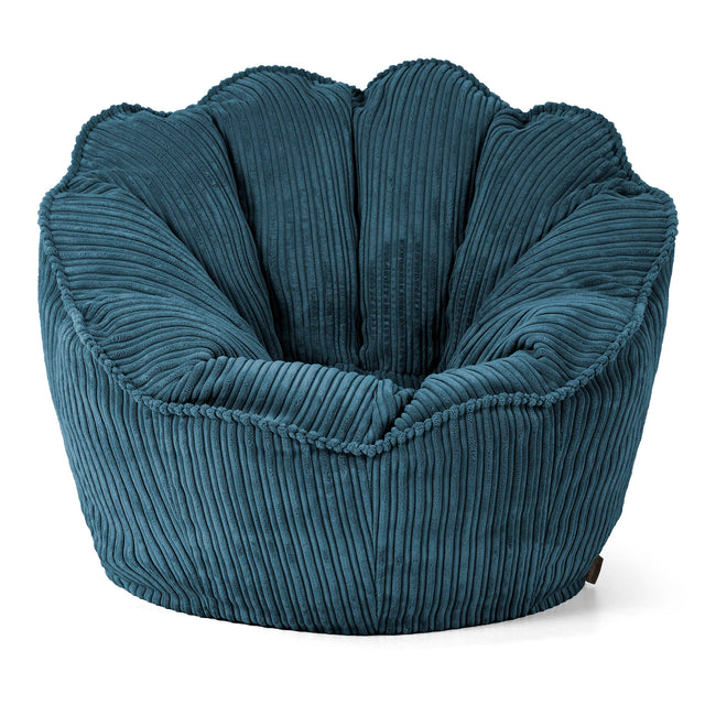 Zitzakstoel Natalia Sacco - Corduroy Marineblauw 01