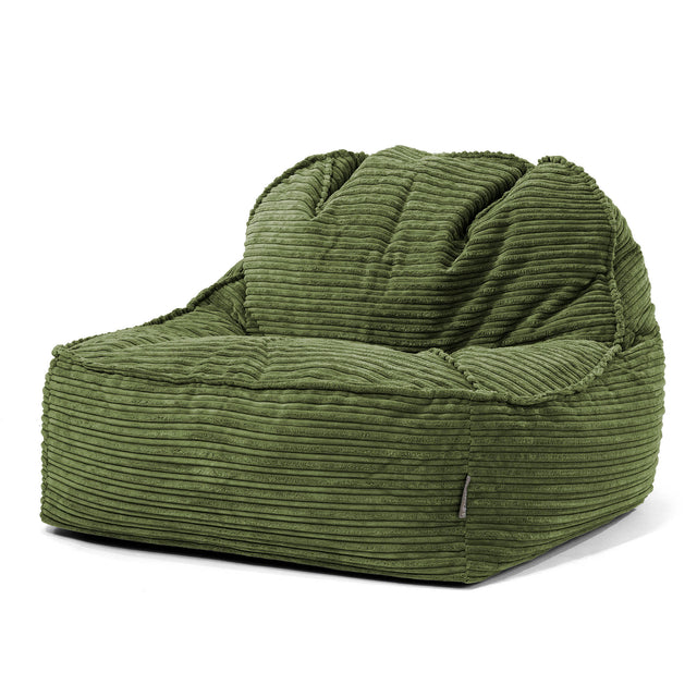 Zitzakstoel Sloucher 2.0 - Corduroy Bosgroen 01
