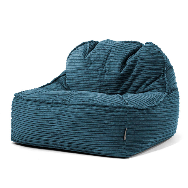 Zitzakstoel Sloucher 2.0 - Corduroy Marineblauw 01
