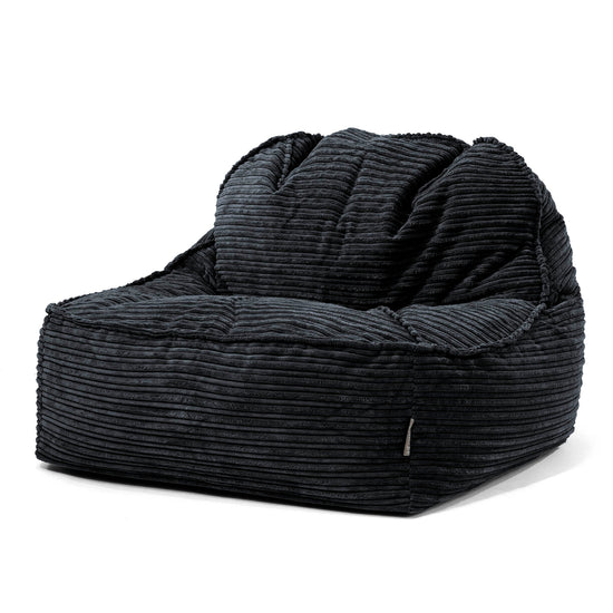 Zitzakstoel Sloucher 2.0 - Corduroy Zwart 01
