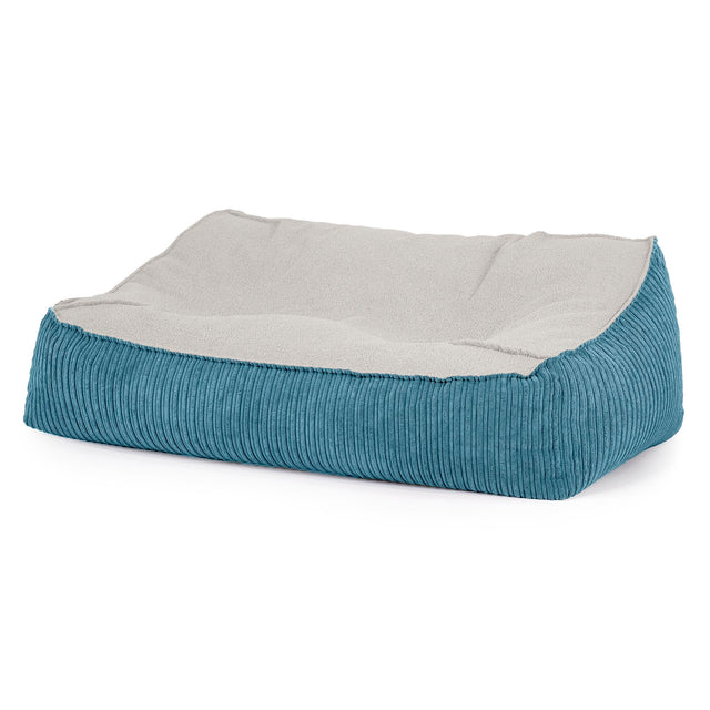 Zitzakbank Sloucher - Boucle & Corduroy Petrol 01