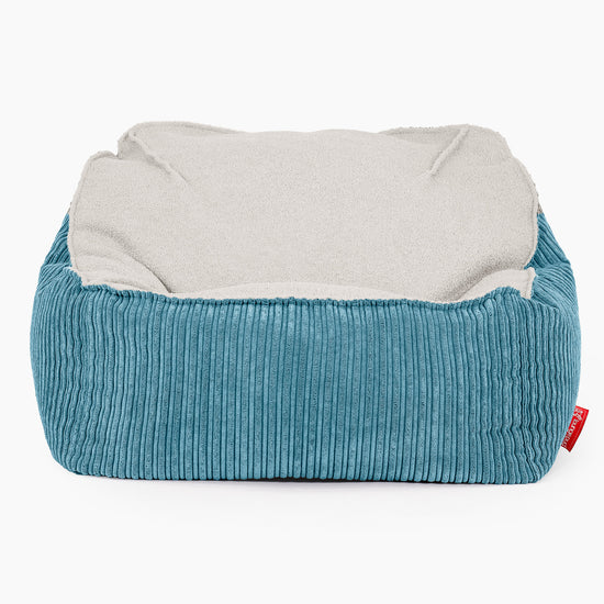 Zitzakstoel Sloucher - Boucle & Corduroy Petrol 02