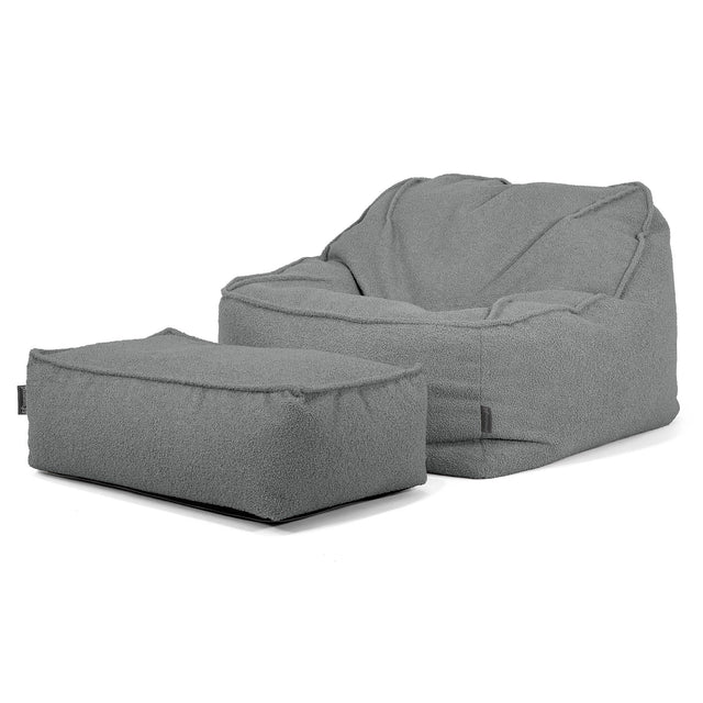 Zitzakstoel Sloucher - Boucle Grijs
