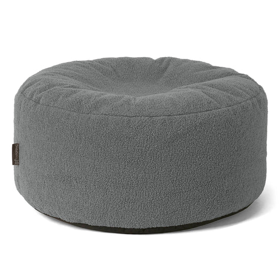 Ronde Poef - Boucle Grijs 01