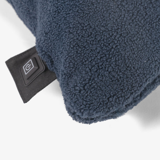 Warmtekussen 45 x 45cm - Sherpa Marineblauw 02