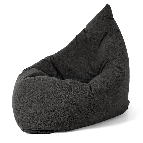 Zitzak Vloerkussen XL - Boucle Graphite Grijs 02