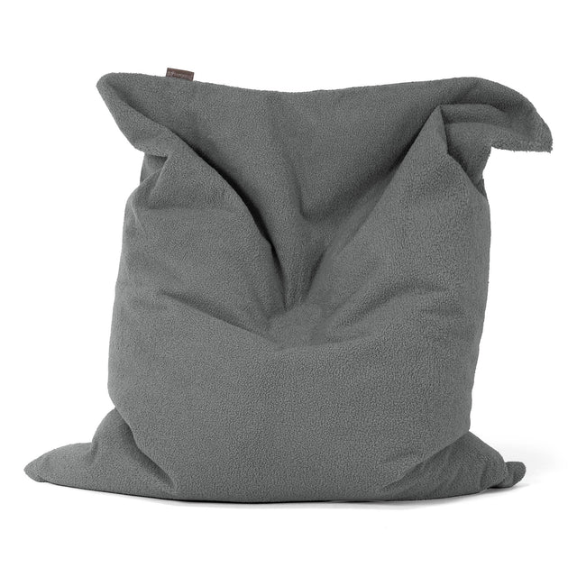 Zitzak Vloerkussen XL - Boucle Grijs 01