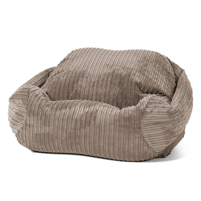Zitzakfauteuil Sabine - Corduroy Beigegrijs 01