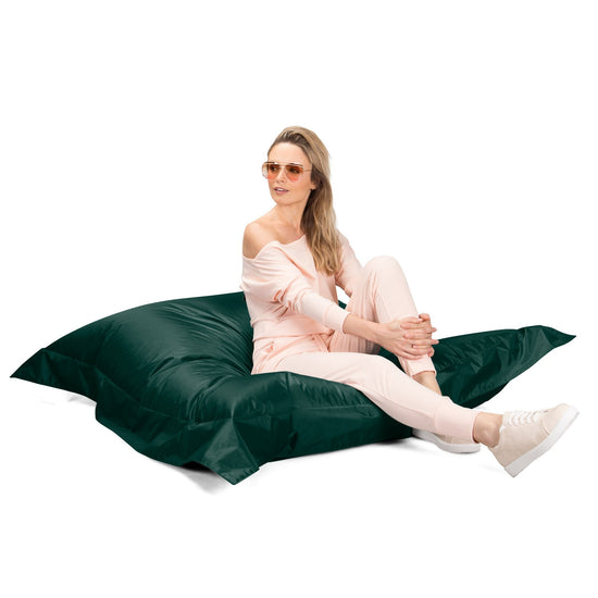 Big Bertha Original, Zitzak XXL, Poef, Donkergroen