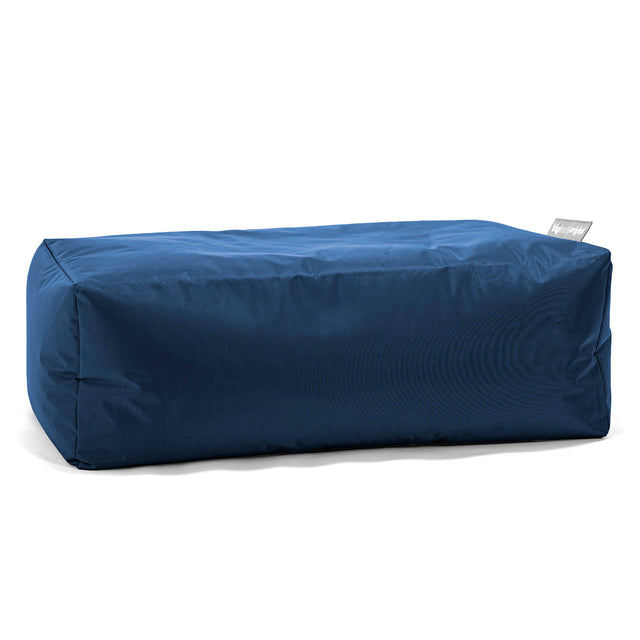 SmartCanvas™ Rechthoekig Voetenbank Poef - Marineblauw 01