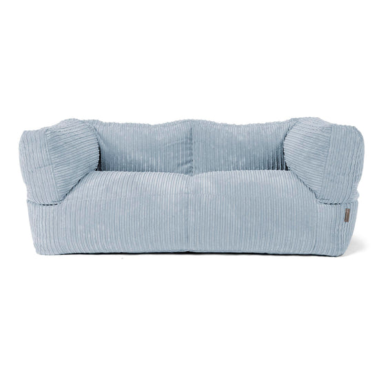 Albert' 2-zitsbank Zitzak - Corduroy Baby Blauw 01