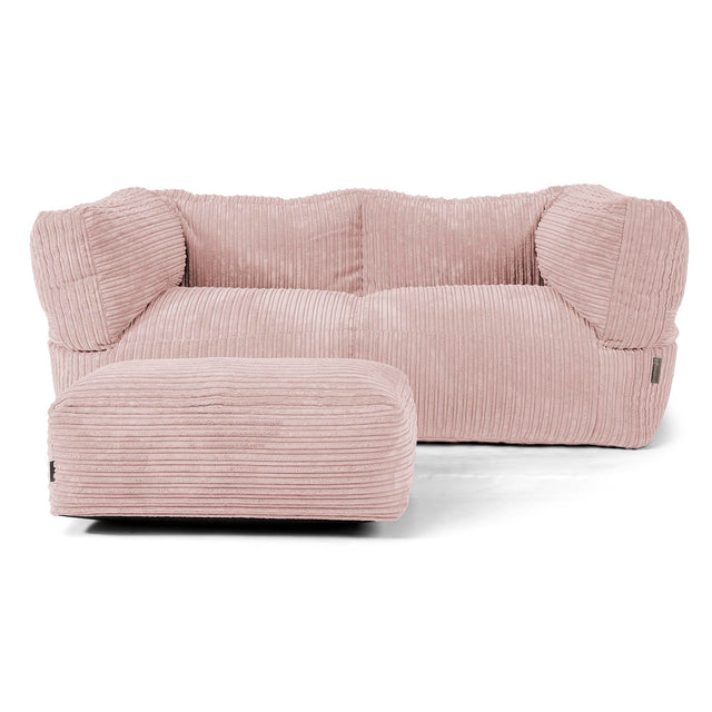 Albert' 2-zitsbank Zitzak - Corduroy Blozen Roze 02