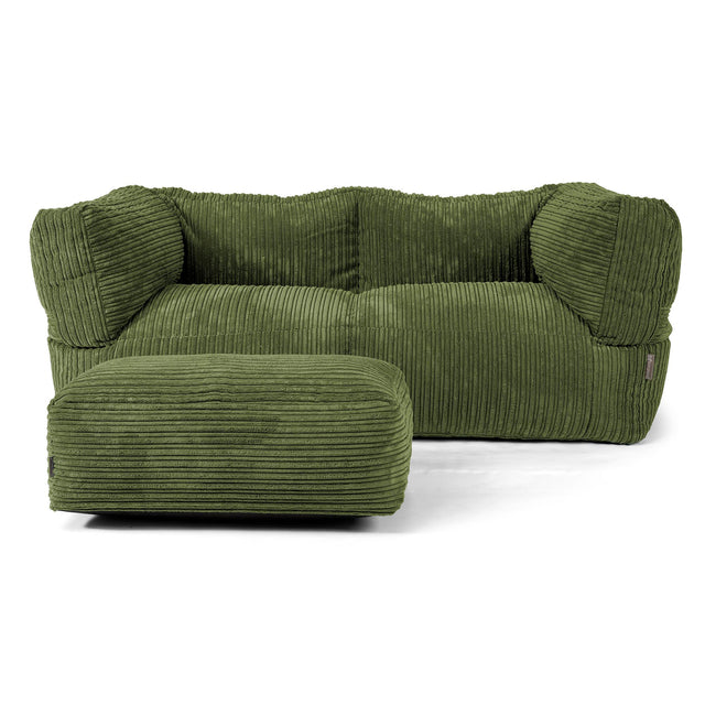Albert 2-zitsbank Zitzak - Corduroy Bosgroen 02