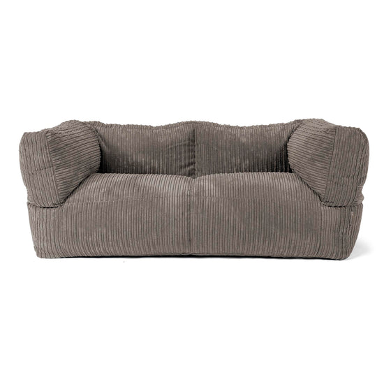 Albert' 2-zitsbank Zitzak - Corduroy Graphite Grijs 01