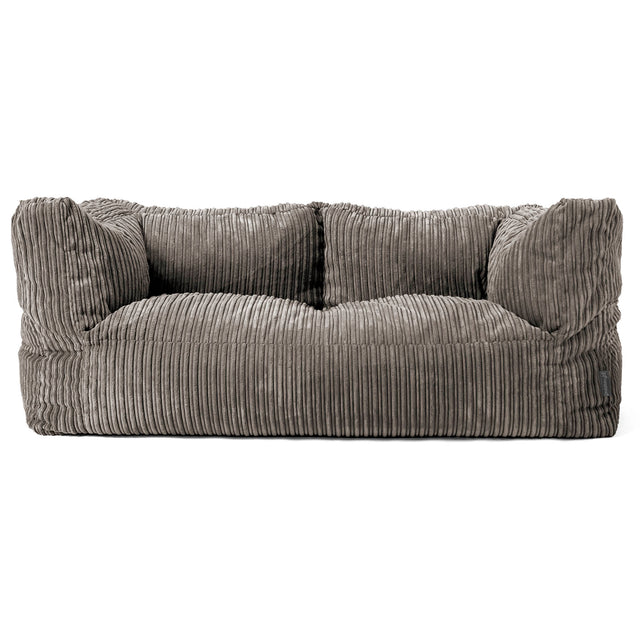 Albert' 2-zitsbank Zitzak - Corduroy Graphite Grijs 01