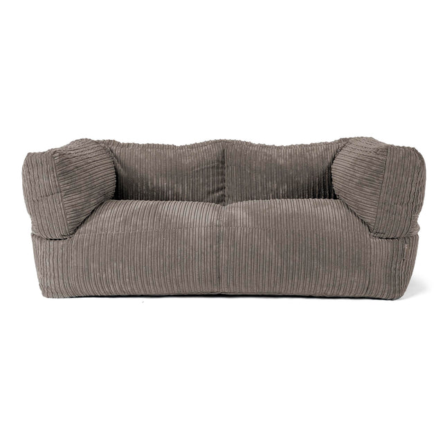 Albert' 2-zitsbank Zitzak - Corduroy Graphite Grijs 01