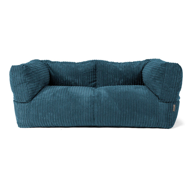 Albert' 2-zitsbank Zitzak - Corduroy Marineblauw 01