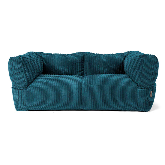 Albert' 2-zitsbank Zitzak - Corduroy Teal 01