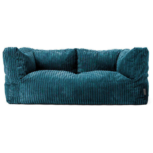 Albert' 2-zitsbank Zitzak - Corduroy Teal 01