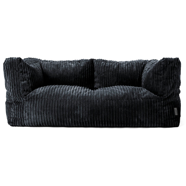 Albert' 2-zitsbank Zitzak - Corduroy Zwart 01