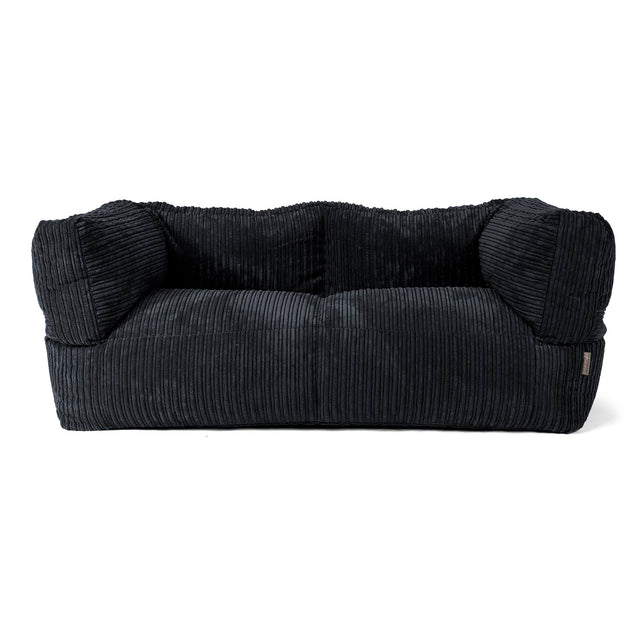 Albert' 2-zitsbank Zitzak - Corduroy Zwart 01