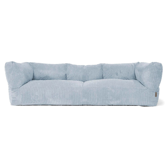 Albert' 3-zitsbank Zitzak - Corduroy Baby Blauw 01