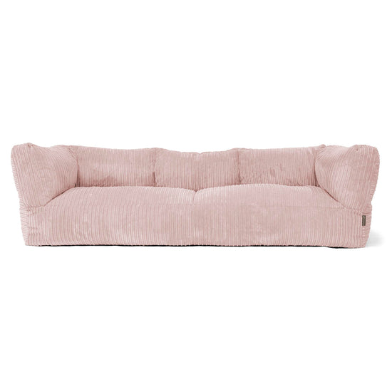 Albert' 3-zitsbank Zitzak - Corduroy Blozen Roze 01