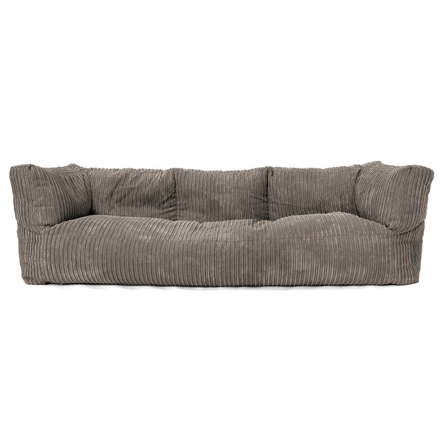 Albert' 3-zitsbank Zitzak - Corduroy Graphite Grijs 01
