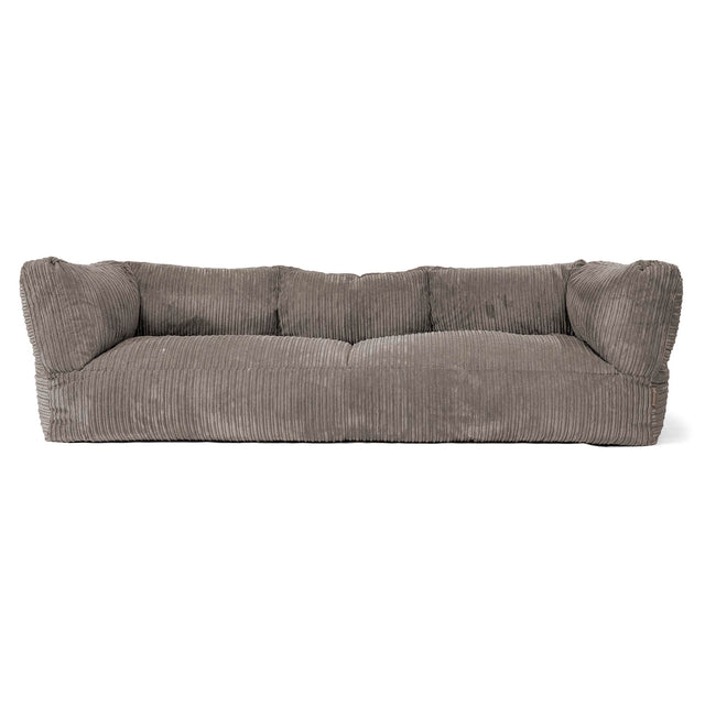Albert' 3-zitsbank Zitzak - Corduroy Graphite Grijs 01