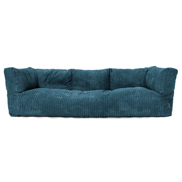 Albert' 3-zitsbank Zitzak - Corduroy Marineblauw 01