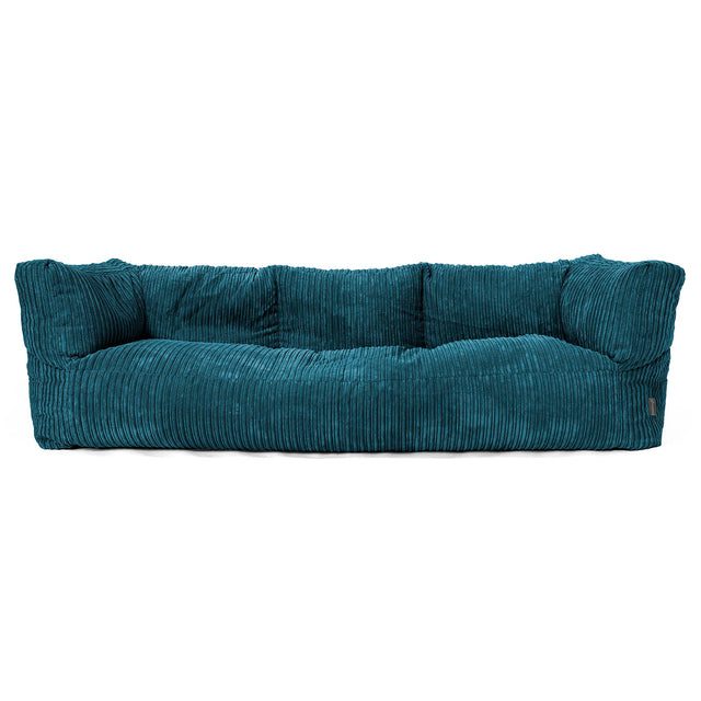 Albert' 3-zitsbank Zitzak - Corduroy Teal 01