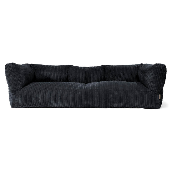 Albert' 3-zitsbank Zitzak - Corduroy Zwart 01
