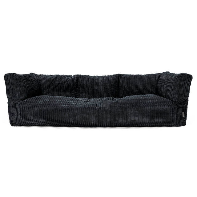 Albert' 3-zitsbank Zitzak - Corduroy Zwart 01