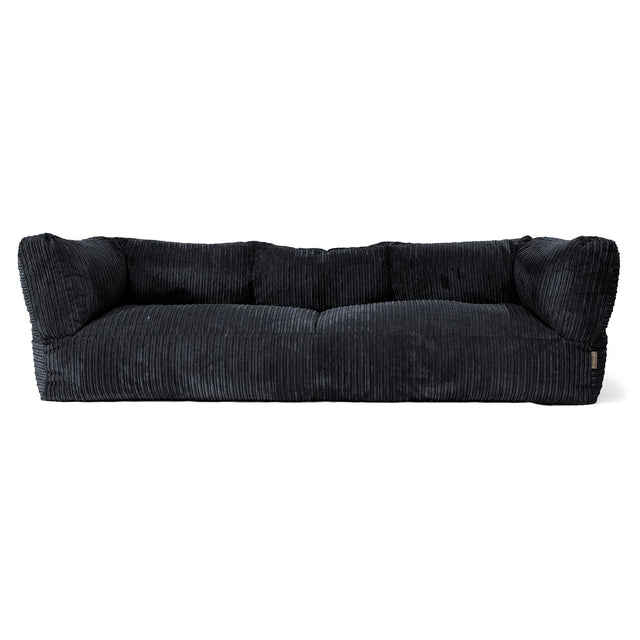 Albert' 3-zitsbank Zitzak - Corduroy Zwart 01