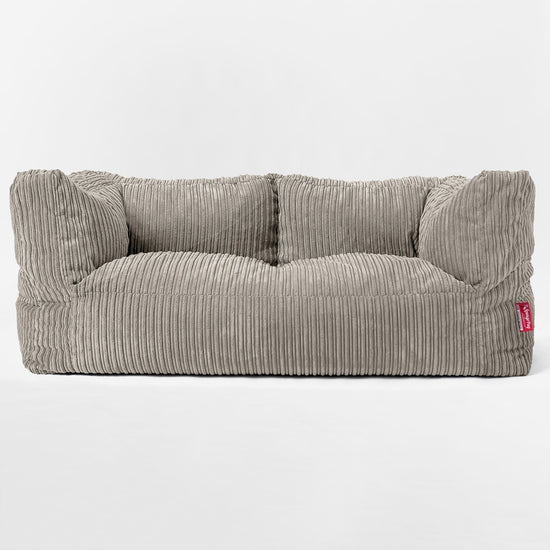 Albert Grote 3-zitsbank Zitzak voor Kinderen 3-14 jaar oud - Corduroy Mink 03