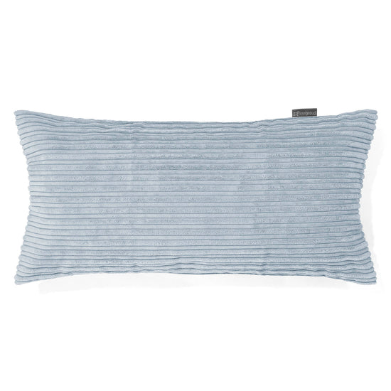 CloudSac 50 Gigantische Kussen met Vezel-latex Vlokvulling 40 x 80cm - Corduroy Baby Blauw 01