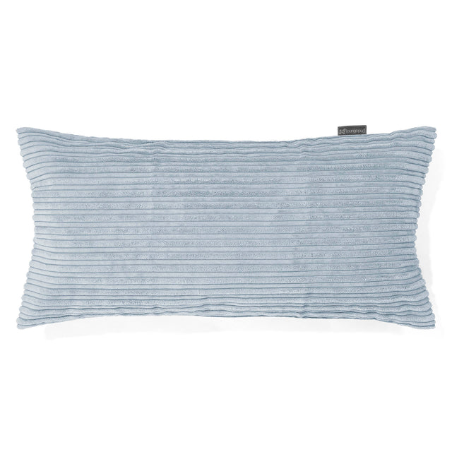 CloudSac 50 Gigantische Kussen met Vezel-latex Vlokvulling 40 x 80cm - Corduroy Baby Blauw 01