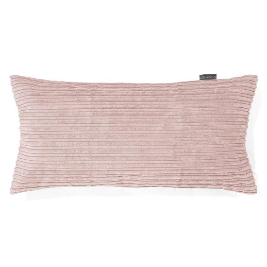 CloudSac 50 Gigantische Kussen met Vezel-latex Vlokvulling 40 x 80cm - Corduroy Blozen Roze 01