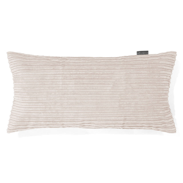 CloudSac 50 Gigantische Kussen met Vezel-latex Vlokvulling 40 x 80cm - Corduroy Ivoor 01