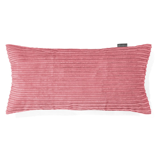 CloudSac 50 Gigantische Kussen met Vezel-latex Vlokvulling 40 x 80cm - Corduroy Koraal 01