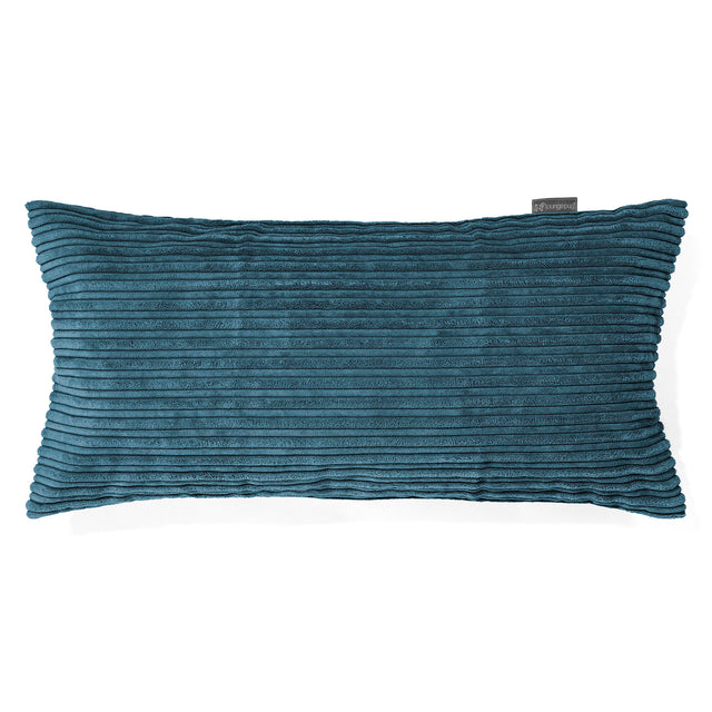 CloudSac 50 Gigantische Kussen met Vezel-latex Vlokvulling 40 x 80cm - Corduroy Marineblauw 01