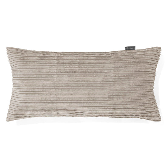CloudSac 50 Gigantische Kussen met Vezel-latex Vlokvulling 40 x 80cm - Corduroy Mink 01