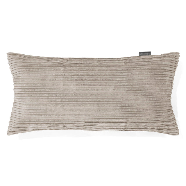 CloudSac 50 Gigantische Kussen met Vezel-latex Vlokvulling 40 x 80cm - Corduroy Mink 01